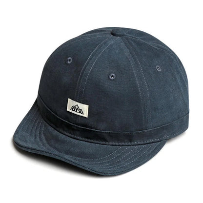 American Vintage Soft Brim Duckbill Cap Workwear Style Short Brim Baseball Cap Street Casual Hat