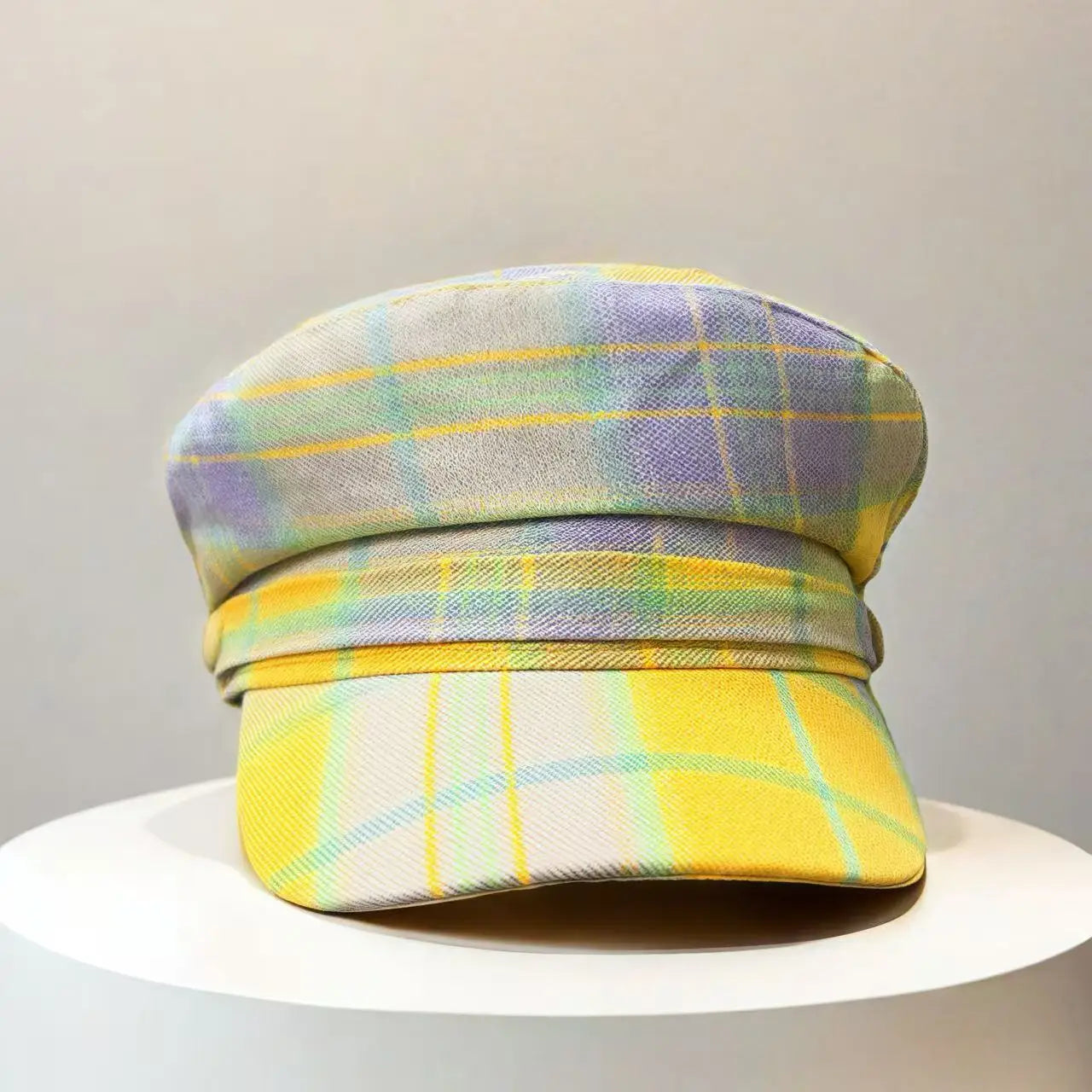 New Sweet Yellow Polyester-Cotton Captain Hat
