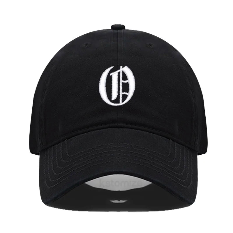 Old English Letter A-Z Embroider Baseball Cap For Men Women