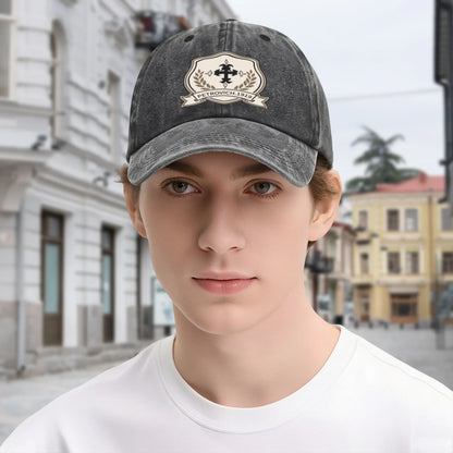 Retro Distressed Snapback Hat Unstructured Dad Hat Adjustable Unisex Streetwear Cap