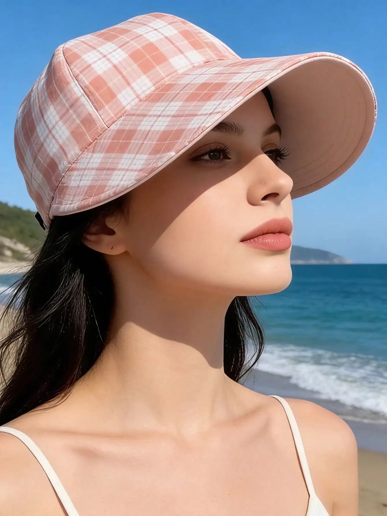Reversible Women Bucket Hat, Sun Protection, Suitable For Daily Outdoor