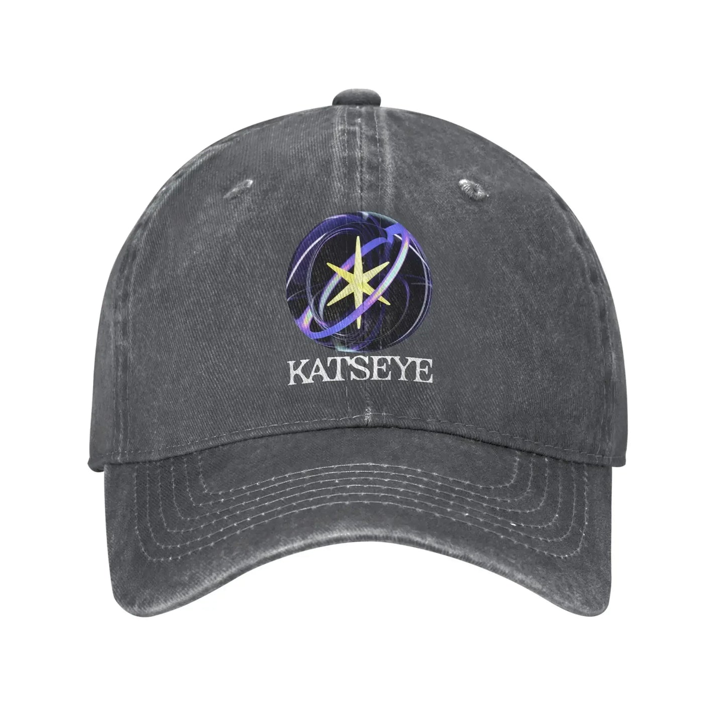 Washed Baseball Cap Katseye Cover Logo Summer Hip Hop Hats