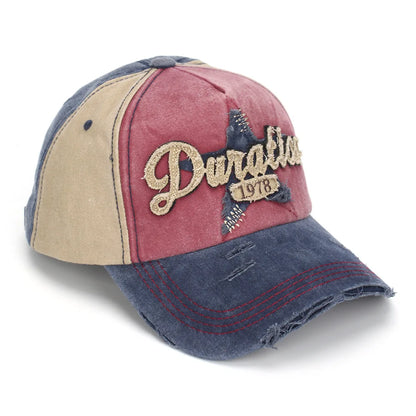 Plaid Washed Baseball Cap - Men's and Women's Hat