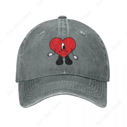 Bad Bunny Denim Baseball Cap