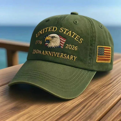 Flag USA Eagle Baseball Cap Embroidery Casual Breathable Sports Hat Outdoor