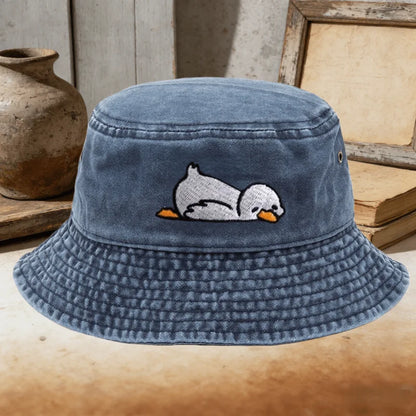 Adorable Duck Pattern Fisherman's Cap