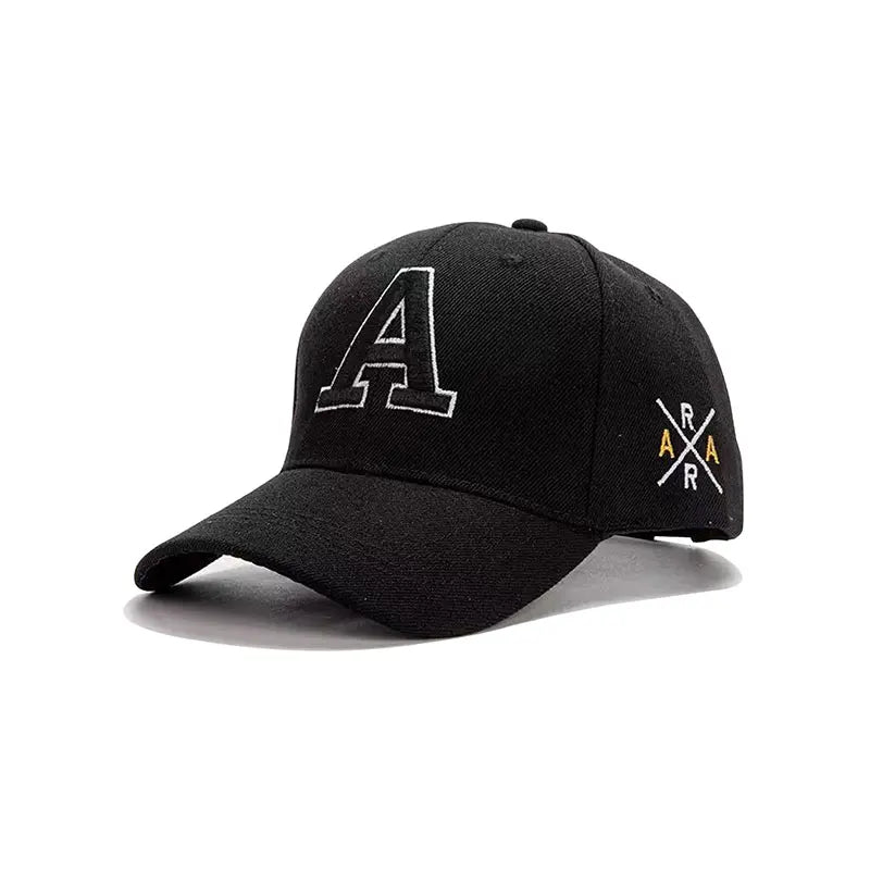 Summer Outdoor Solid Color Embroidered Duck Tongue Hat