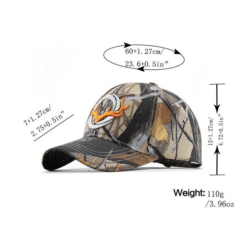 Antler Element Camouflage Baseball Cap