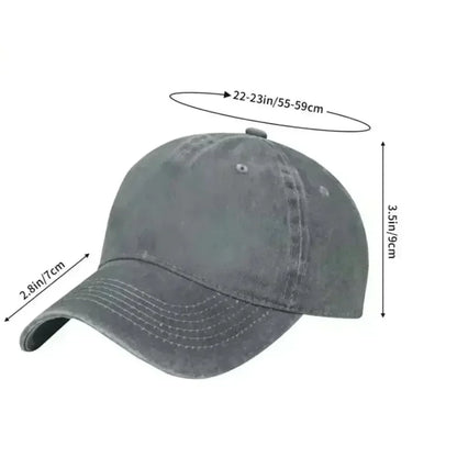Vintage OceanGate Safety Technician Baseball Cap Unisex Style Distressed Washed Headwear Outdoor All Seasons Travel Hats Cap