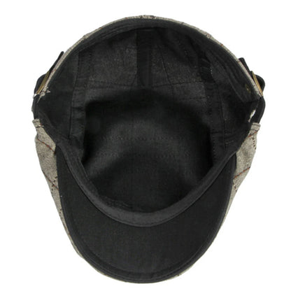 Men Women Artist Painter Plaid Beret Hat