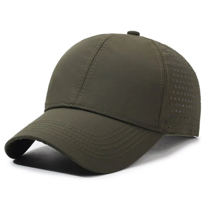 Cycling Baseball Cap Mesh Breathable Sun Hat Quick Dry Lightweight Fishing UV Protection Outdoor Summer Casual Cap