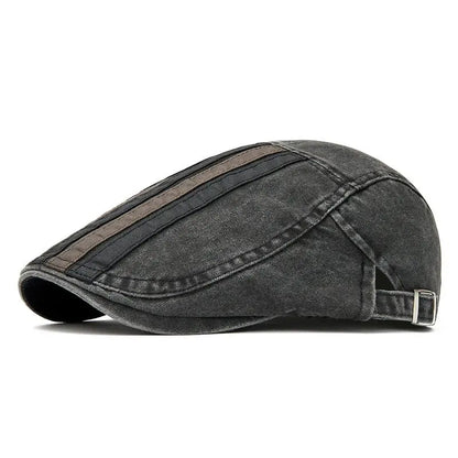 2026 Four Seasons Cotton Print Newsboy Caps Men Flat Cap