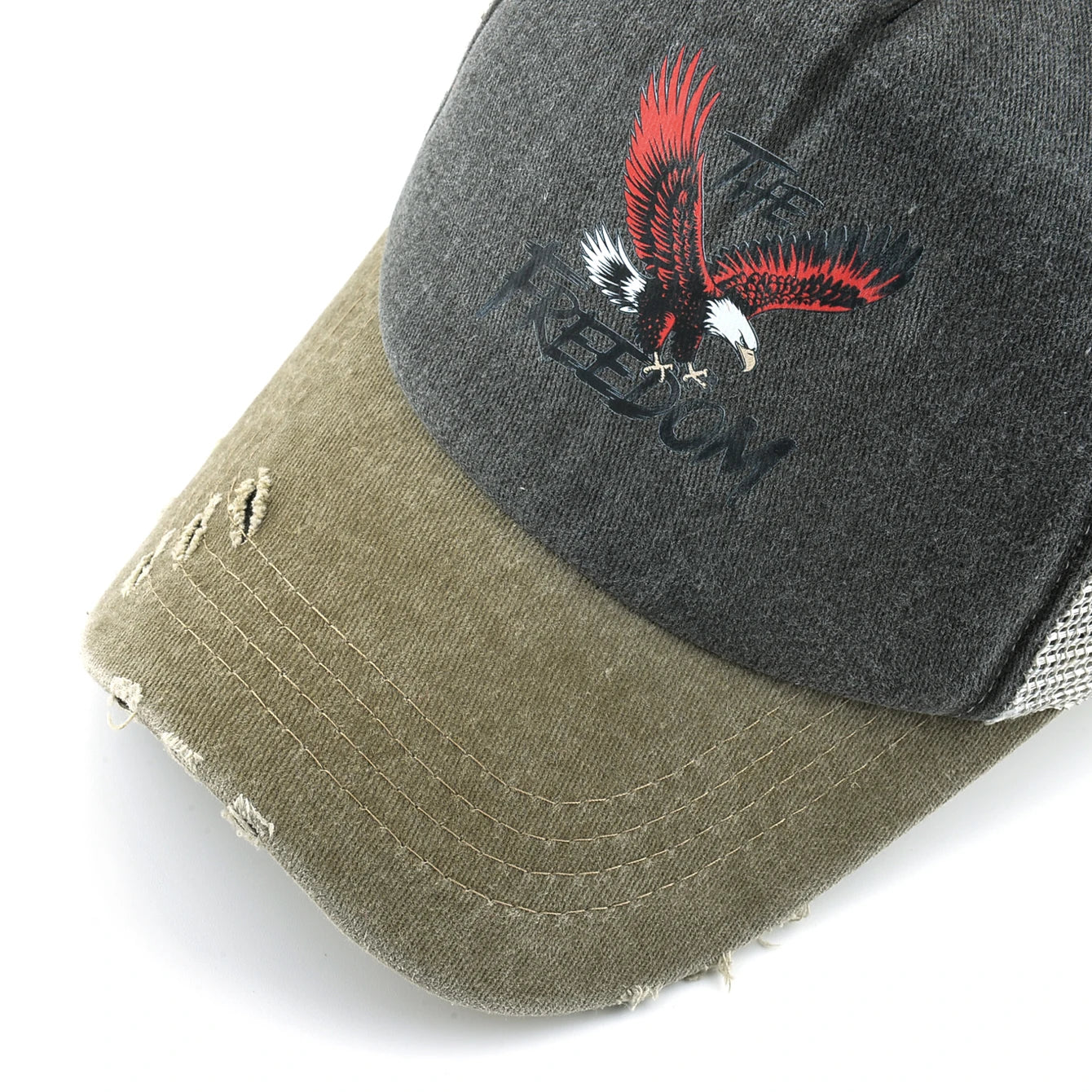 Washed Denim Baseball Cap Women Men