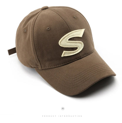 Baseball Cap S Letter Cap Sun Hat Spring Autumn Baseball Cap Breathable Outdoor Leisure Hats