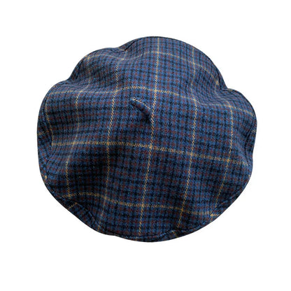 Unisex Vintage Plain Adjustable French Berets Wool Spring Winter Beanie Hat
