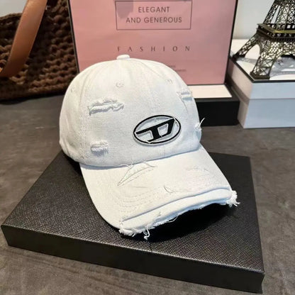 2026 D Letter Baseball Cap Makes Your Face Look Smaller