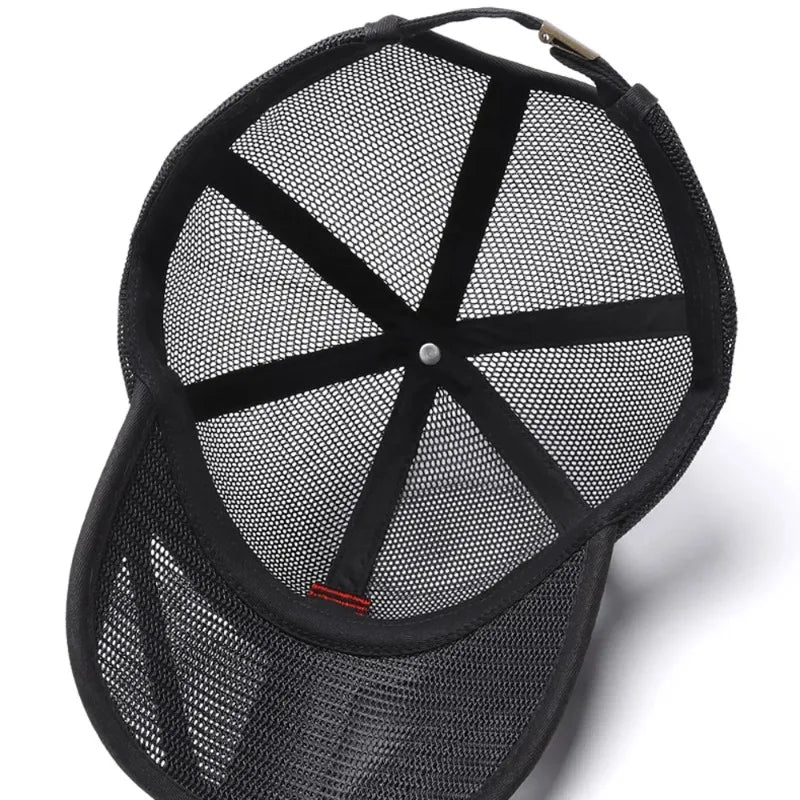 Drop Shipping Summer Full Mesh Big Size Baseball Cap