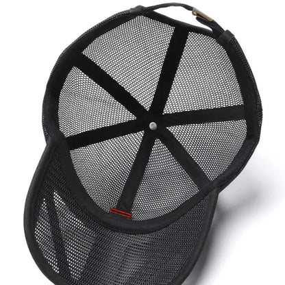 Drop Shipping Summer Full Mesh Big Size Baseball Cap