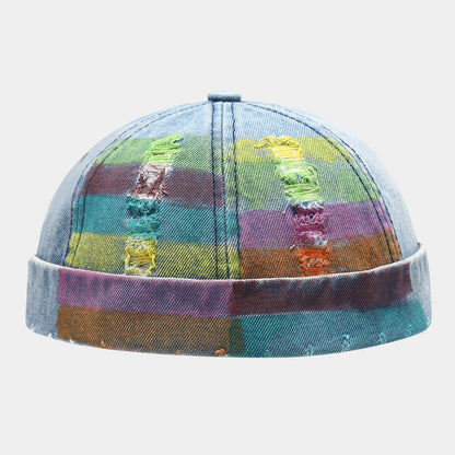 Denim Docker Cap Retro Hip Hop Street Caps