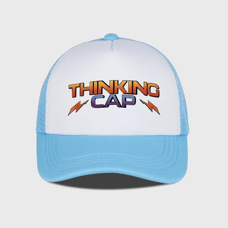 Thinking Cap Printed Mesh Baseball Cap Outdoor Mesh Baseball Cap