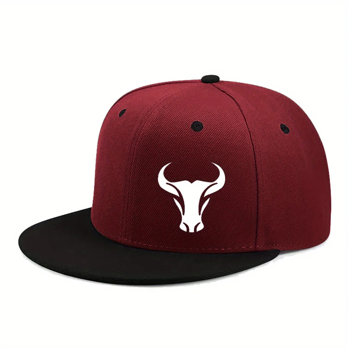 Bull Patterned Baseball Cap For Both Men's And Women's For All Seasons