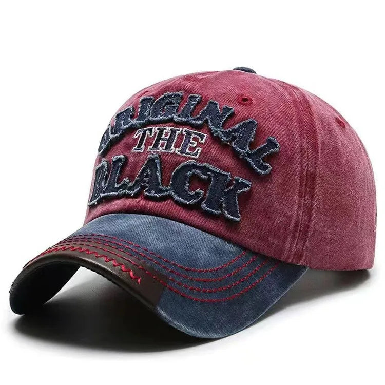 Hat Men's  Washed  Denim Cap Korean Version Outdoor