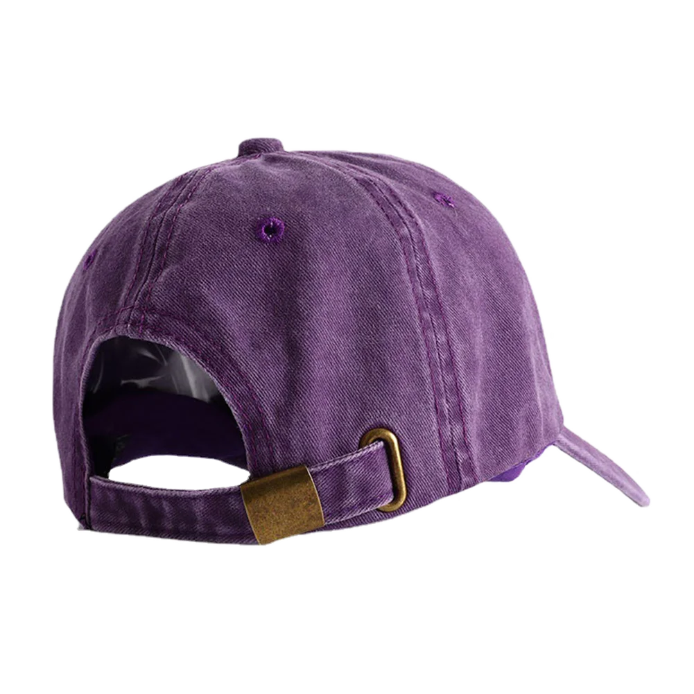 Unisex Yours Letter Embroidery Washed Cotton Baseball Cap