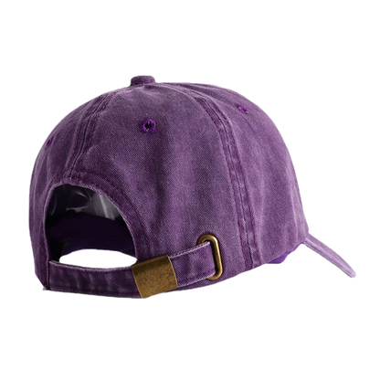 Unisex Yours Letter Embroidery Washed Cotton Baseball Cap