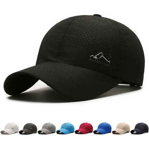 Summer Breathable Mesh Quick Drying Men Women's Baseball Cap