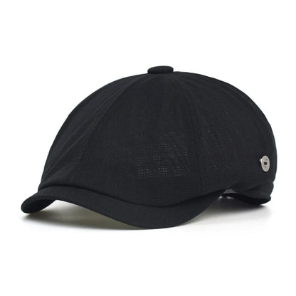Spring Summer Breathable Mesh Newsboy Caps Men Woman