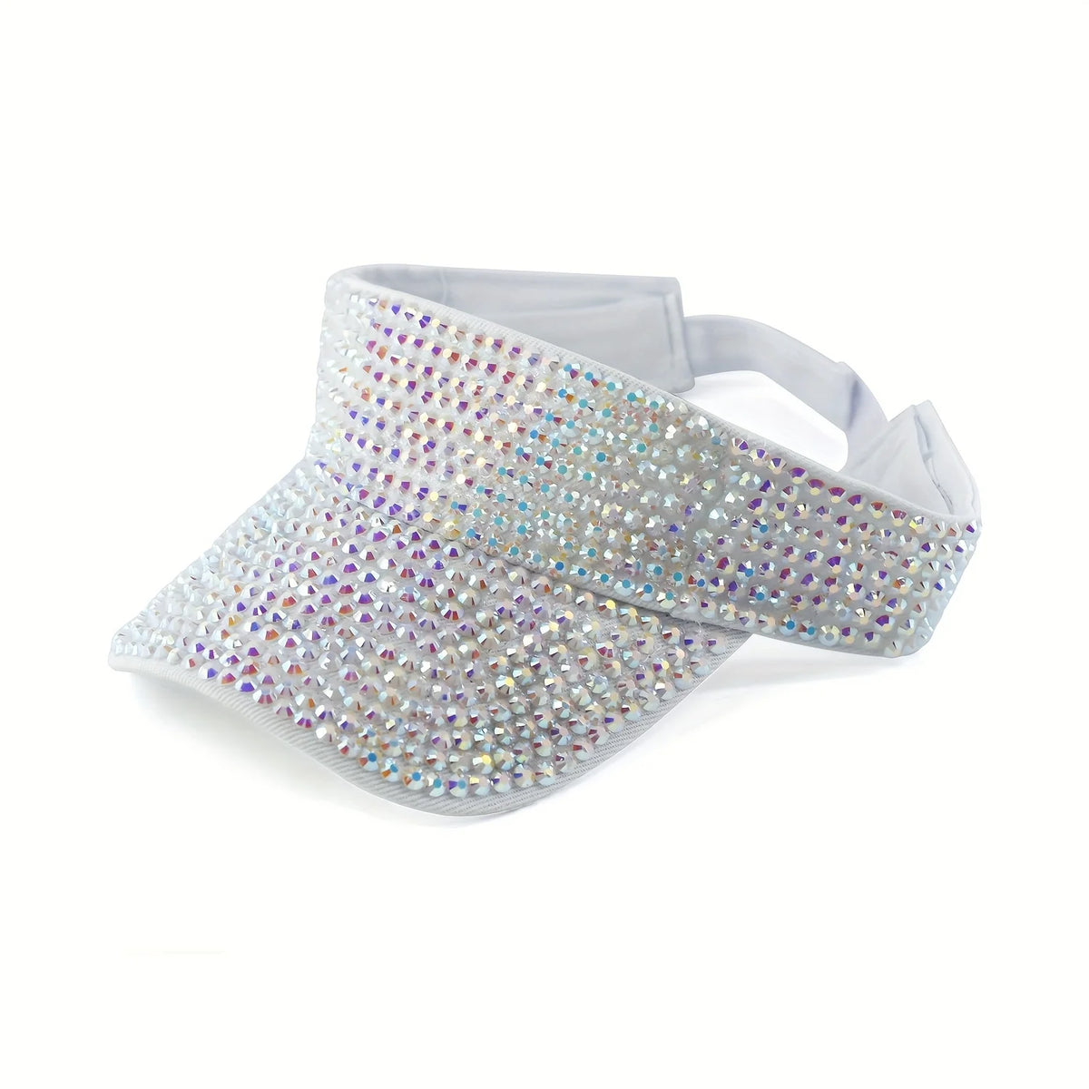 New Women's Shiny Rhinestone Sun Hat