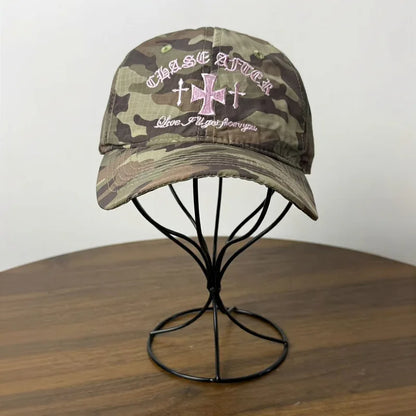 2026 New Summer Fashion Camouflage Plaid Baseball Cap