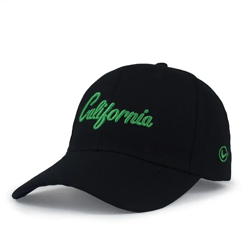 Mens Baseball Cap 3d California Embroidery Dad Hat