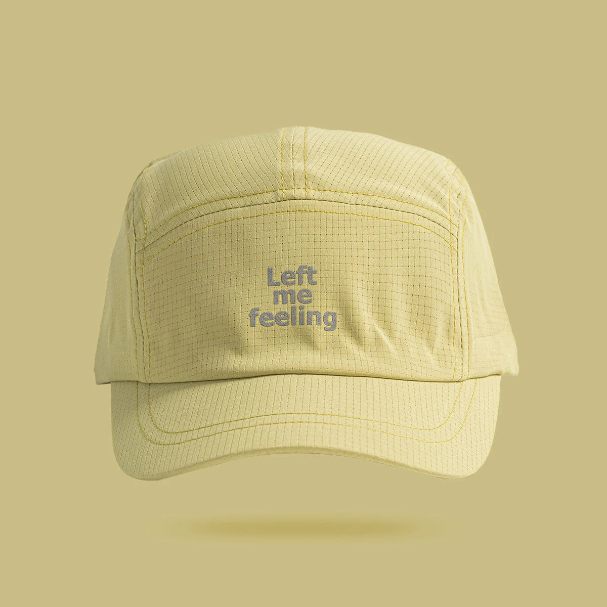 Small-Checkered Printed Quick-Drying Baseball Cap
