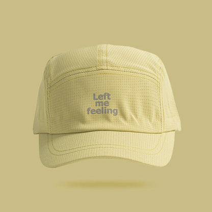 Small-Checkered Printed Quick-Drying Baseball Cap