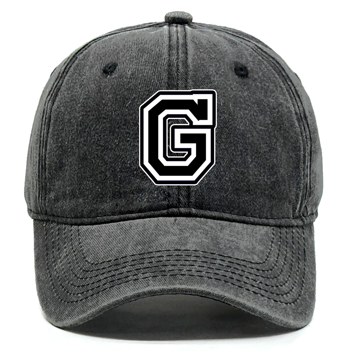 Popular Letters Print Baseball Caps Black Hat Gift Golf Dad Hat