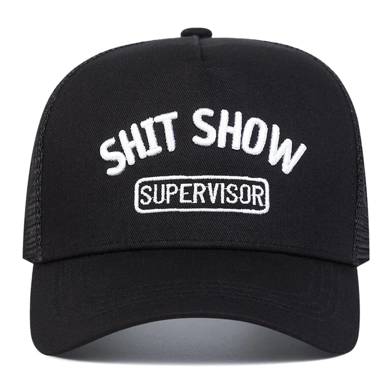 Unisex Ship Show Letter Embroidery Baseball Net Caps Spring and Summer