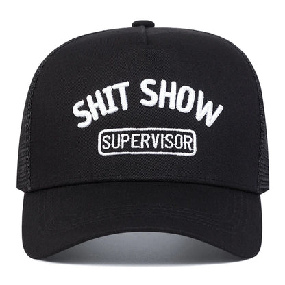 Unisex Ship Show Letter Embroidery Baseball Net Caps Spring and Summer