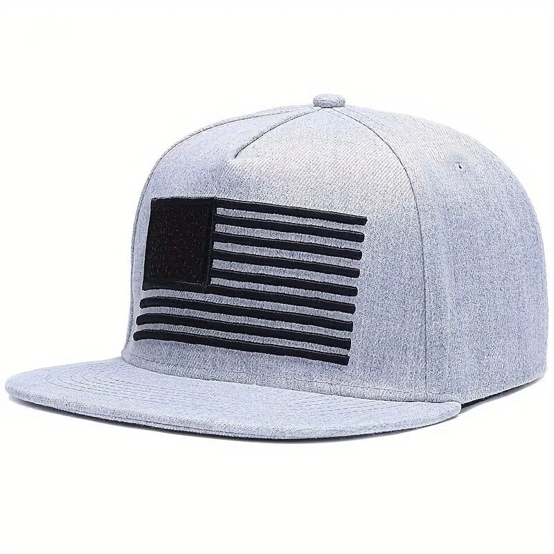 American Flag Embroidery Hip Hop Hats Outdoor Adjustable Casual Baseball Caps Sunscreen Hat