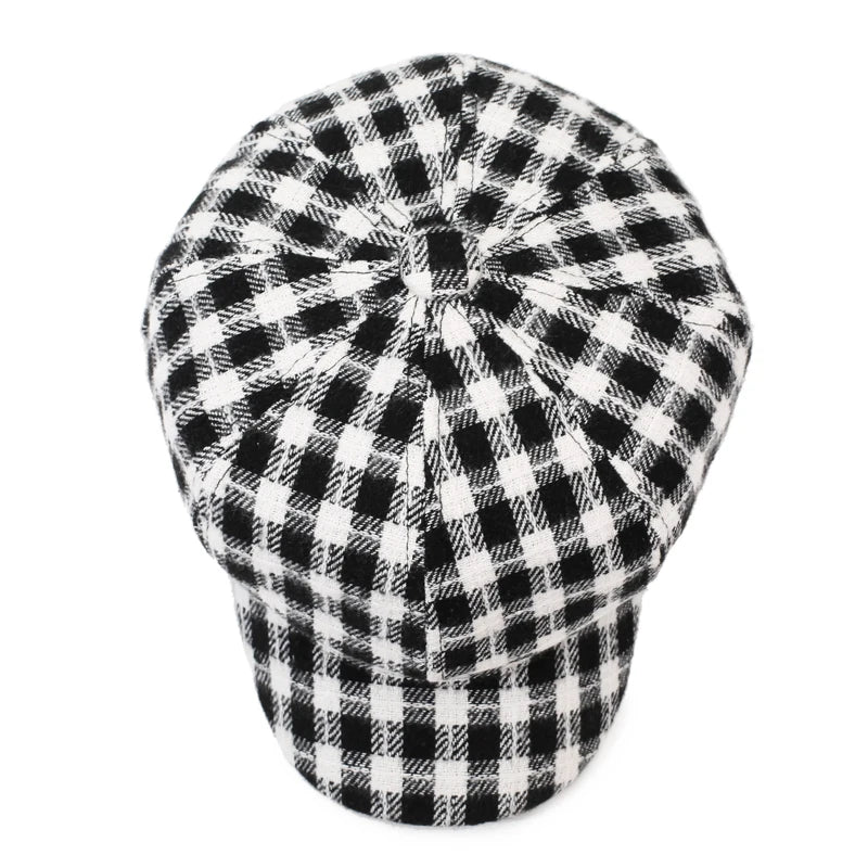 British Retro Women's Octagonal Hat