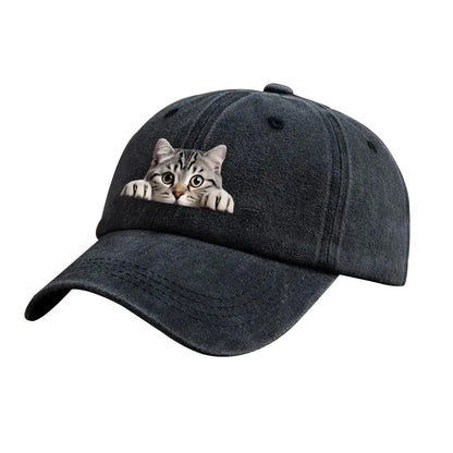 Fashion Washed Cotton Denim Baseball Caps Men Women Vintage