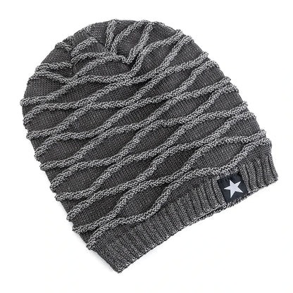 New Unisex Slouchy Winter Hats Add Fur Lined Men And Women