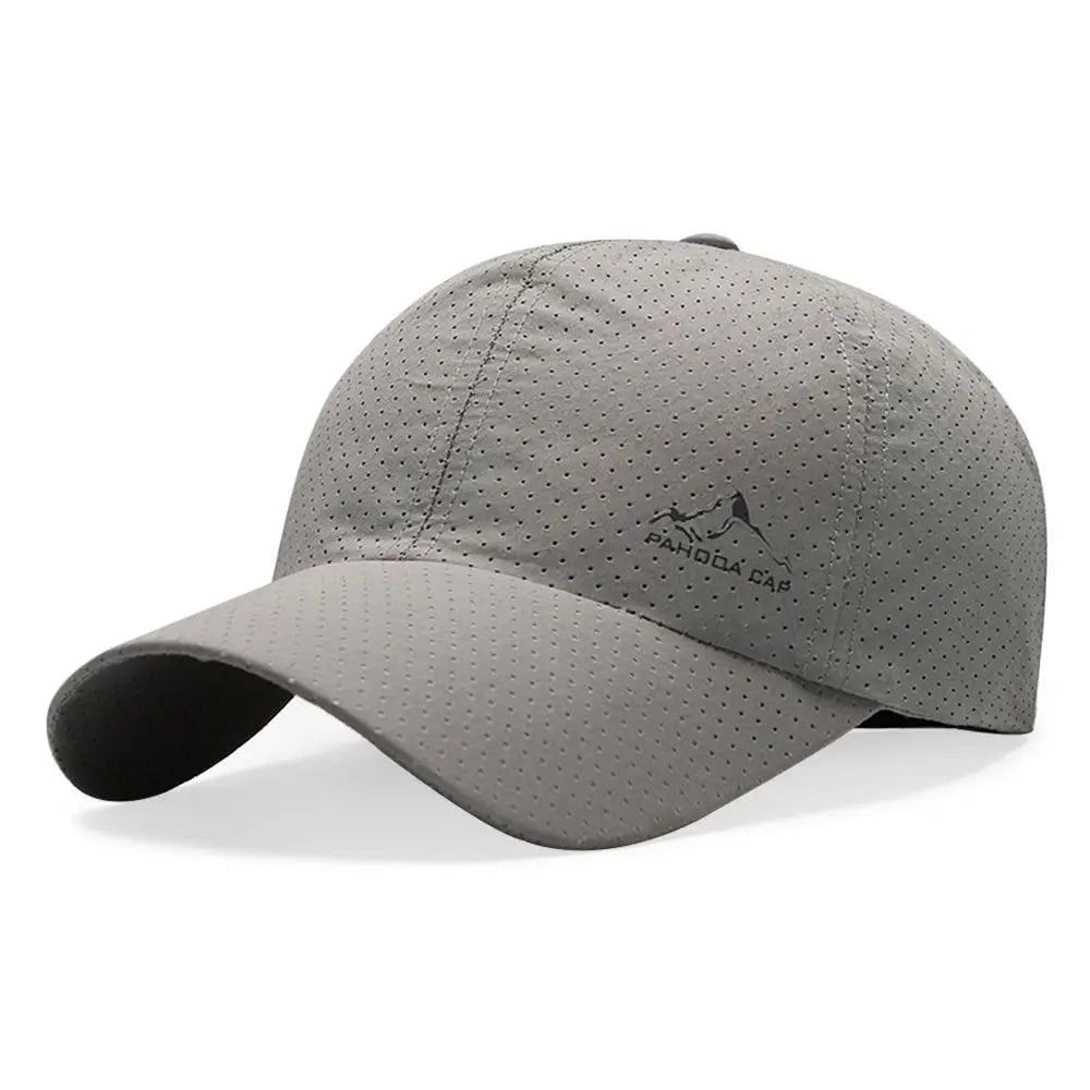 Fashion Quick Dry Summer Baseball Cap Breathable Adjustable Sports Cap UV Protection Trucker Cap Men Women