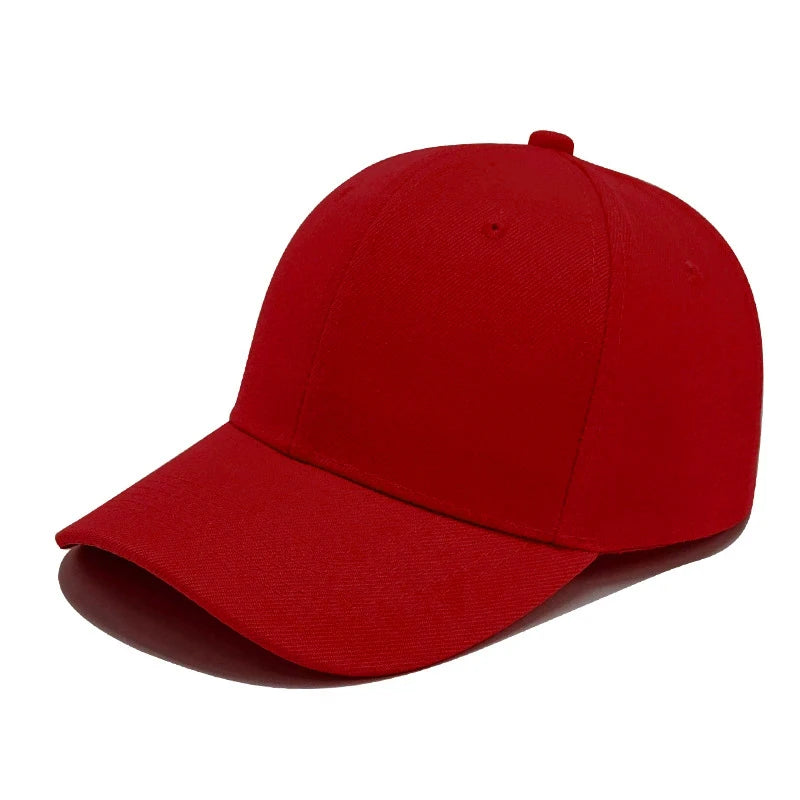Fashionable Sun Shading Hip-Hop Solid Color Baseball Cap