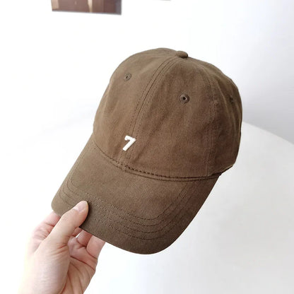 Number Embroidery Baseball Caps for Men Women