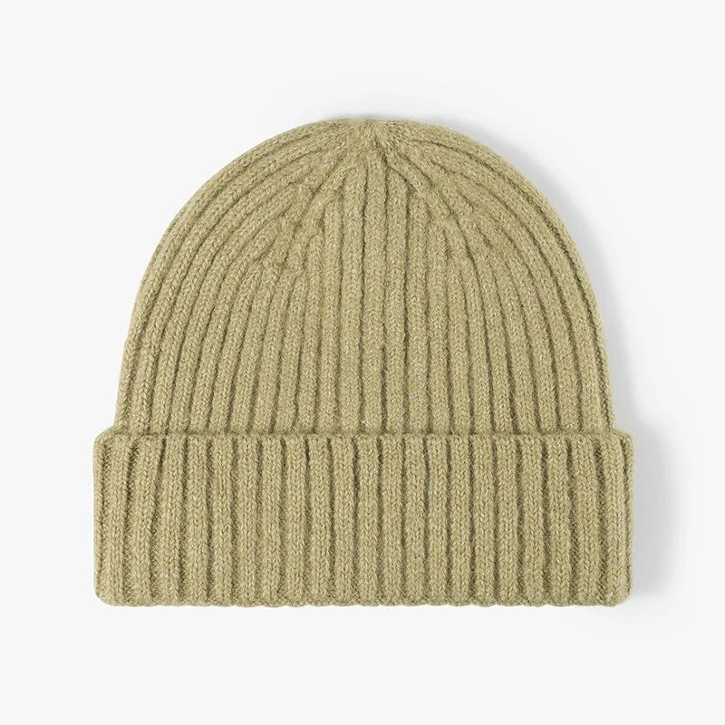 New Cool Women Man Autumn Winter Thick Wool Beanie Hat