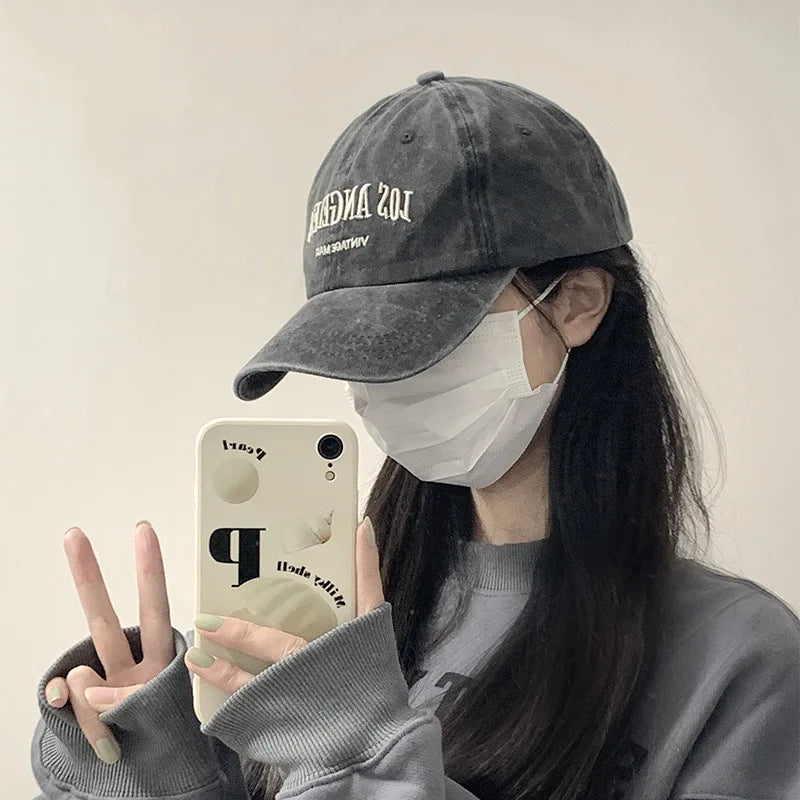American Wide Brimmed Retro Men's and Women's Baseball Caps