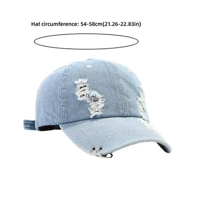 Fashion Adjustable Denim Baseball Cap