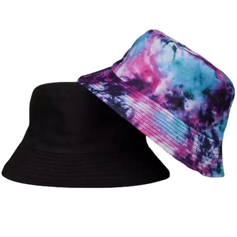 Street Graffiti Men's Bucket Hat Double-Sided Hip Hop Outdoor