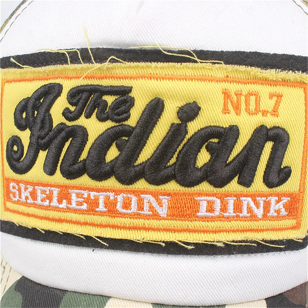 Streetwear Letter Embroidery Mesh Dad Baseball Cap Fashion Snapback Hip Hop